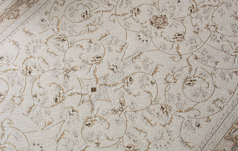 Ковер M101B - CREAM / CREAM - Овал - коллекция ZARINA