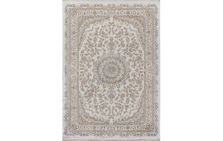 Ковер 27239A - CREAM / BLUE - Прямоугольник - коллекция MOSSO