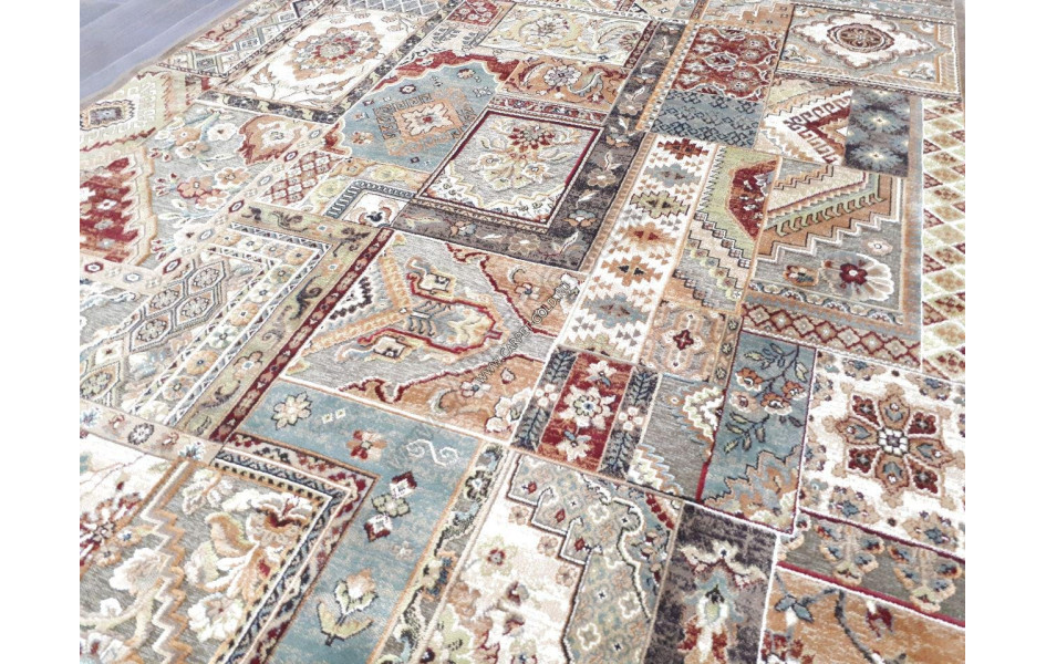 Бельгийский ковер в стиле пэчворк Genova 38445 7292 71